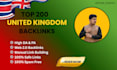 build 200 high quality UK backlinks