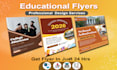 design eye catching educational ,school flyer in 24 hours