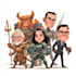 create an amazing superhero caricature character