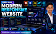 build a frontend website using HTML CSS and javascript