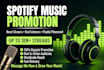 increase spotify monthly listener with spotify music promotion