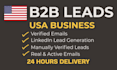 provide targeted b2b leads and linkedin leads for USA businesses