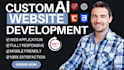 build ai website, full stack ai website development