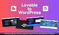 convert lovable ai website to wordpress