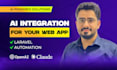 integrate openai, claude or chatgpt API into your website or app