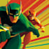 make super hero vector cartoon
