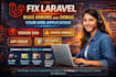 fix laravel bugs and errors fast
