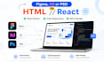 convert figma to html css, psd to html, figma to react and responsive web