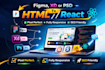convert figma to html css, psd to html, figma to react and responsive web