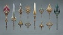 design unique weapons illustrations