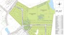 render landscape design, site plan, town plan, and plat map