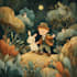 create a beatiful and unique children book illustration