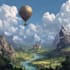 create fantasy landscape illustrations