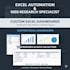 advance excel automation web research backend operations  auction tracking