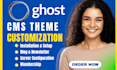 build ghost cms website ghost blog newsletter migrate or clone ghost website cms