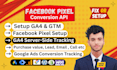 setup meta pixel, fb conversion API, ga4 ecommerce and server side tracking