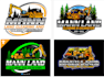 do cute and amazing excavation logo design