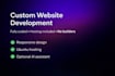 create a professional website with hosting included