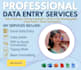 do fast and accurate data entry PDF to excel expert
