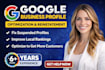 setup google my business fix suspended gmb reisntate business profile suspension
