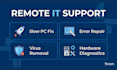 provide remote IT support slow PC fix and software installation