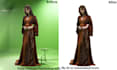 professionally remove green screen background in photoshop, hair masking, model