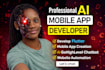develop flutter react native ai mobile app creation ai gohighlevel chatbot web