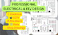 design electrical, cctv, voice, data, fire layouts