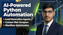 do python automation web scraping and lead generation