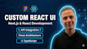 add custom features and components to your react app