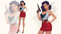 illustrate your pinup character