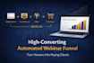 create a high converting webinarjam automated webinar funnel