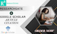 increase and backdate google scholar citations using top journals