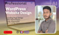 responsive wordpress landing page design with elementor