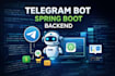 develop custom telegram bot with spring boot