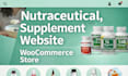 design nutraceutical, supplements website, sarms research wordpress website