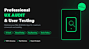 user test and audit your website or app