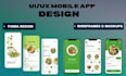 design mobile app and website UI UX in figma with wireframes
