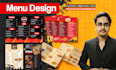 design print ready editable restaurant menu,food menu