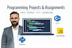 do python, java, and cpp projects, tasks, and assignments