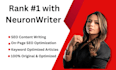 do neuron writer SEO content optimization