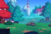 create a 2d side scrolling background