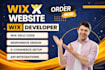 do custom wix velo code,wix velo,design redesign wix website,wix studio website