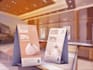 design eye catchy table tent and restaurant menu card