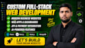 build a custom full stack website or web application