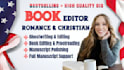 do book editing and formatting, proofread your devotional christian manuscript