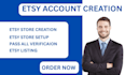 create verified etsy account etsy store creation, etsy store setup