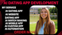 ai dating app development, dating app,ai website development,ai matchmaking