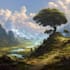 create fantasy landscape illustrations