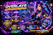 design animated twitch overlays, alert, stream screen